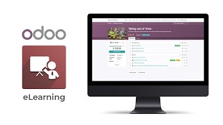 Odoo eLearning Open Source LMS [upl. by Tiram]