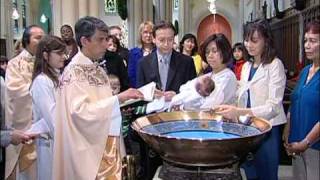 Baby Water Baptism Ceremony at Catholic Church  Toronto Videographer [upl. by Llesirg]