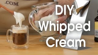 DIY whipped cream in 60 seconds [upl. by Vanda]