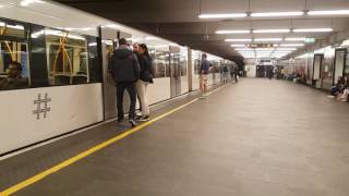 Oslo Metro Tbane MX3000 Jernbanetorget part 2 [upl. by Jabe446]