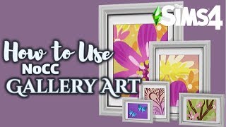 How To Use NoCC Gallery Art  No packs needed [upl. by Aubrey]