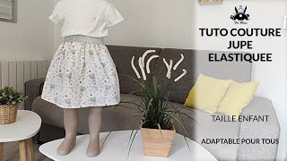 Tuto Couture  Jupe Elastiquée [upl. by Amiaj971]