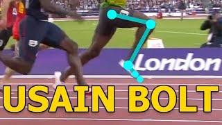 BREAKDOWN The FASTEST Sprinter in the World Usain Bolt [upl. by Airretal]