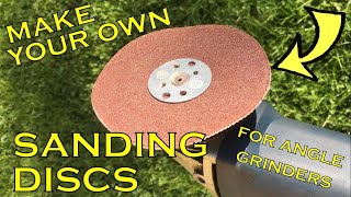 23 angle grinder sanding discs DIY [upl. by Arraeis]