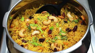 Vegetable Biriyani ഒരു ഒന്നൊന്നര രുചിയിൽ  Restaurant Style Biriyani  Veg Biriyani in Cooker [upl. by Jackelyn964]