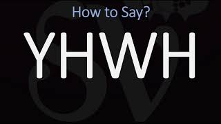 How to Pronounce YHWH CORRECTLY  Jehovah Yahweh Pronunciation [upl. by Gnouv]