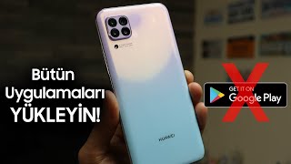 Huawei P40 Litea Nasıl Uygulama Yüklenir OLMAYAN UYGULAMALAR [upl. by Canotas]