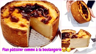 Recette du Flan pâtissier  très facile à réaliser déliiiicieux [upl. by Stilwell]