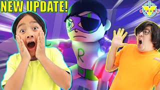 Ryan Vs Dark Titan in Ryan’s World ROBLOX Let’s Play Roblox Ryan’s World Dark Titan Update [upl. by Domonic831]