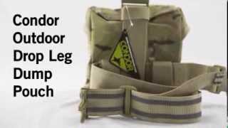 GI Tactical  Condor Outdoor Drop Leg Dump Pouch [upl. by Puiia925]