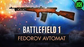 Battlefield 1 Fedorov Avtomat Review Weapon Guide  New BF1 DLC Weapons  BF1 PS4 Gameplay [upl. by Hey]