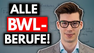 BWLStudium Alle Berufsmöglichkeiten erklärt [upl. by Lewak483]