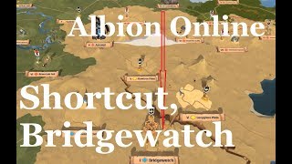 Albion Online  Caerleon to Bridgewatch fast almost safely [upl. by Eillen530]