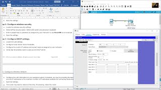 13111 Lab  Configure a Wireless Network [upl. by Schwing]