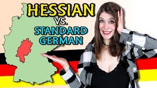 HESSIAN vs STANDARD GERMAN  Me speaking Hessian [upl. by Yacano]