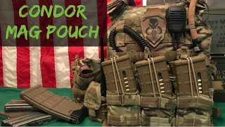 Best Budget Mag Pouch For Your Plate Carrier  Condor Triple Stacker M4 Pouch [upl. by Lon215]