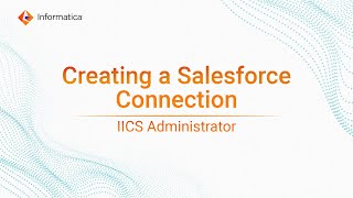 Creating a Salesforce Connection in Administrator [upl. by Nesbitt983]