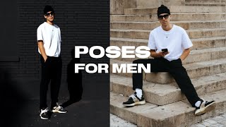 5 SIMPLE POSES for Men´s Instagram Streetstyle Pictures [upl. by Kiyoshi]