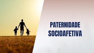 Paternidade socioafetiva [upl. by Gay526]