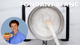 COMMENT FAIRE DU FONDANT BLANC PÂTISSIER  CAP pâtisserie [upl. by Conte707]