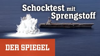 USFlugzeugträger Schocktest mit 18000 Kilo Sprengstoff  DER SPIEGEL [upl. by Seleta]