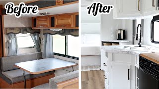 TINY HOME RV CAMPER REMODEL MAKEOVER DIY HOW TO 2021 TINY HOUSE TOUR [upl. by Chadabe148]