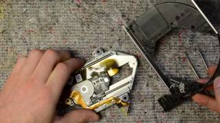 Laptop DVDRW disassembly take apart teardown tutorial [upl. by Letsirk]