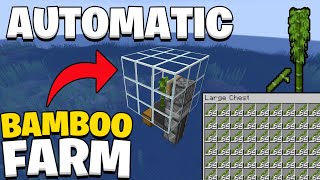 Compact Automatic Bamboo Farm Minecraft 121 [upl. by Natica]