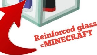 Minecraft tutorials how to make reinforced glass [upl. by Ahsinat]