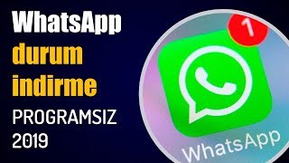 WhatsApp durum indirme  Programsız [upl. by Eetnod]