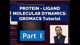 Molecular Dynamics Tutorial  ProteinLigand Complex GROMACS  PART 1 [upl. by Initsed696]