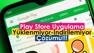 Play Store Uygulama Yüklenmiyorİndirilemiyor Çözümü [upl. by Annatsirhc]