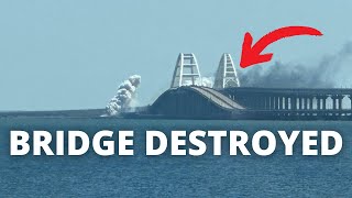 Kerch Bridge Destroyed Russia Helpless  Breaking News With The Enforcer [upl. by Traver]