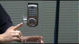 How to Program an Electronic Keypad Deadbolt [upl. by Ahsimak]