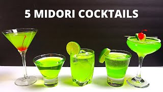 Midori Cocktails  5 Midori Recipes Part 1 [upl. by Giule960]