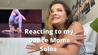 Reacting to my Dance Moms solos  Brooke Hyland [upl. by Munro]