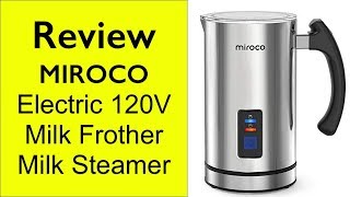 Review Miroco Milk Frother  How to make froth milk at home [upl. by Ozan]