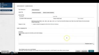 How to submit assignments in Blackboard [upl. by Aramac]