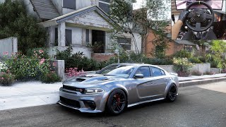 Dodge Charger SRT Hellcat Fast X  Forza Horizon 5  Thrustmaster TX [upl. by Gomer469]