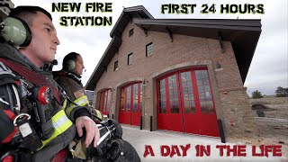 First 24 Hours in a New Fire Station  A Day in the Life [upl. by Etnovad619]