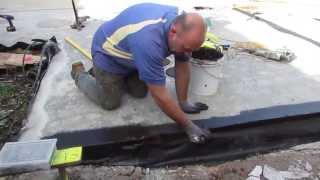 How to Waterproof a Concrete Slab [upl. by Nhaj]