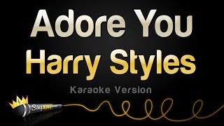 Harry Styles  Adore You Karaoke Version [upl. by Aihsar]