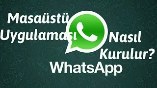 Whatsapp Masaüstü Windows Uygulaması Nasıl Kurulur   Teknoloji Dünyası [upl. by Etireuqram236]