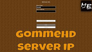 Minecraft GommeHD Server IP Address [upl. by Dian]