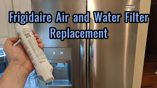 How to Change a Frigidaire Refrigerator Water and Air Filter [upl. by Aelsel]