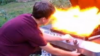 Danger in the Backyard Propane Grill Explosion [upl. by Friedrick]