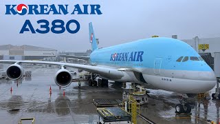 🇺🇸 Los Angeles LAX to Seoul ICN 🇰🇷 Korean Air Airbus A380  FULL FLIGHT REPORT Polar route [upl. by Naujd363]