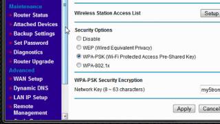 Wireless Networks Changing Security Settings [upl. by Oirasan]