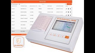 ECG 100L CARDIOLINE TUTORIAL ITA [upl. by Nedi]