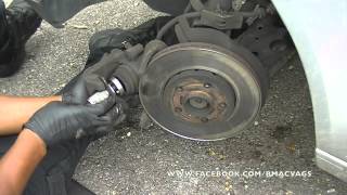 How to change Brake Pads amp Rotors on a VW Polo [upl. by Phionna]